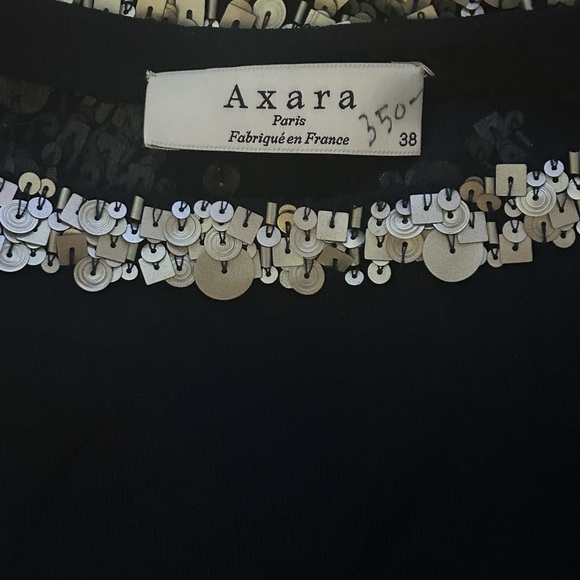 Elegant Blue sequined Floral Women's Blouse - Picture 4 of 5